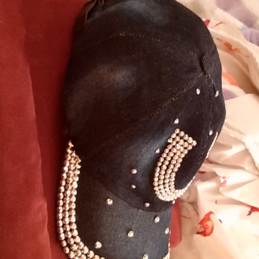 Colts Jean Hat with bling.